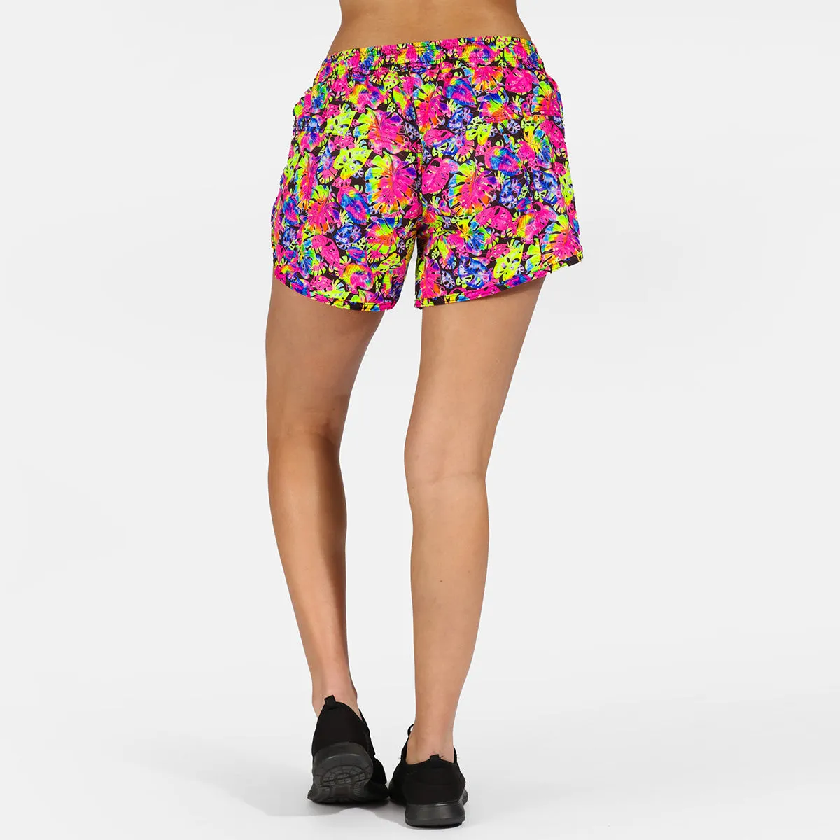 Summer Palm Loose Fit Workout Shorts