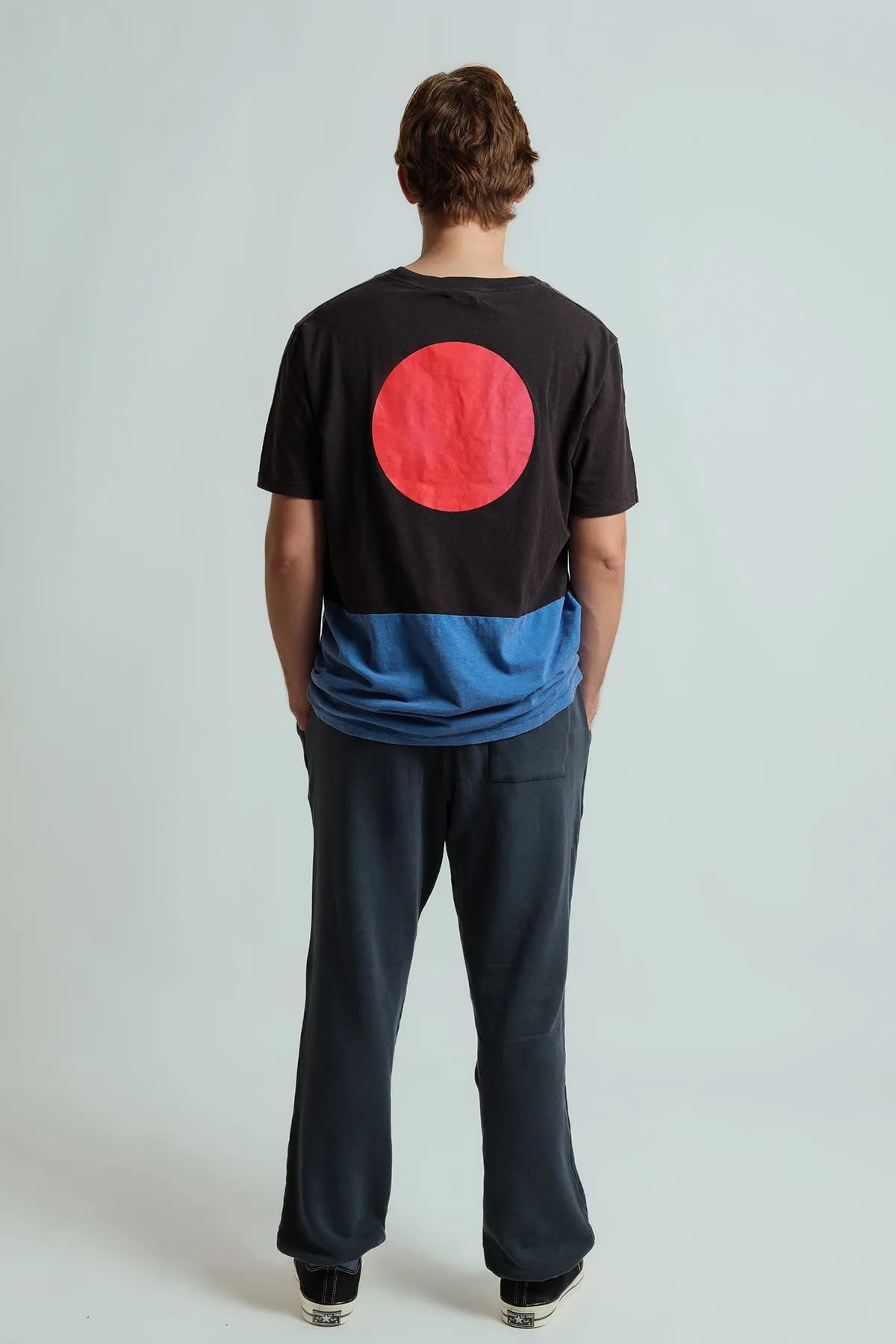 T-SHIRT GRAPHIC SUNSET CHARCOAL