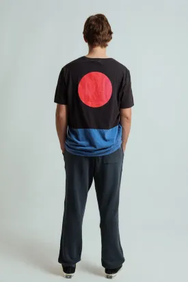 T-SHIRT GRAPHIC SUNSET CHARCOAL