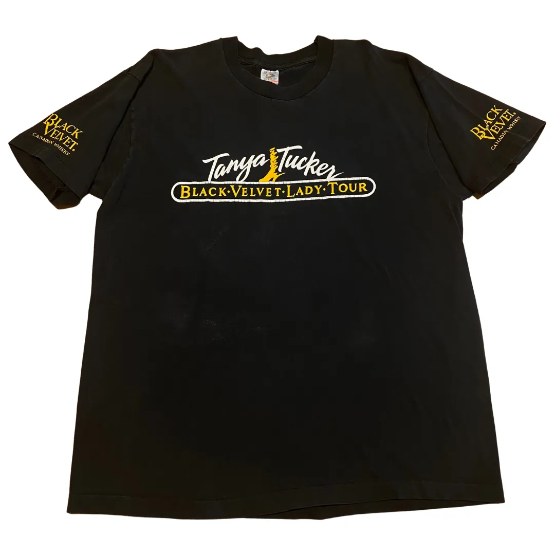 Tanya Tucker Black Velvet Lady Size XL