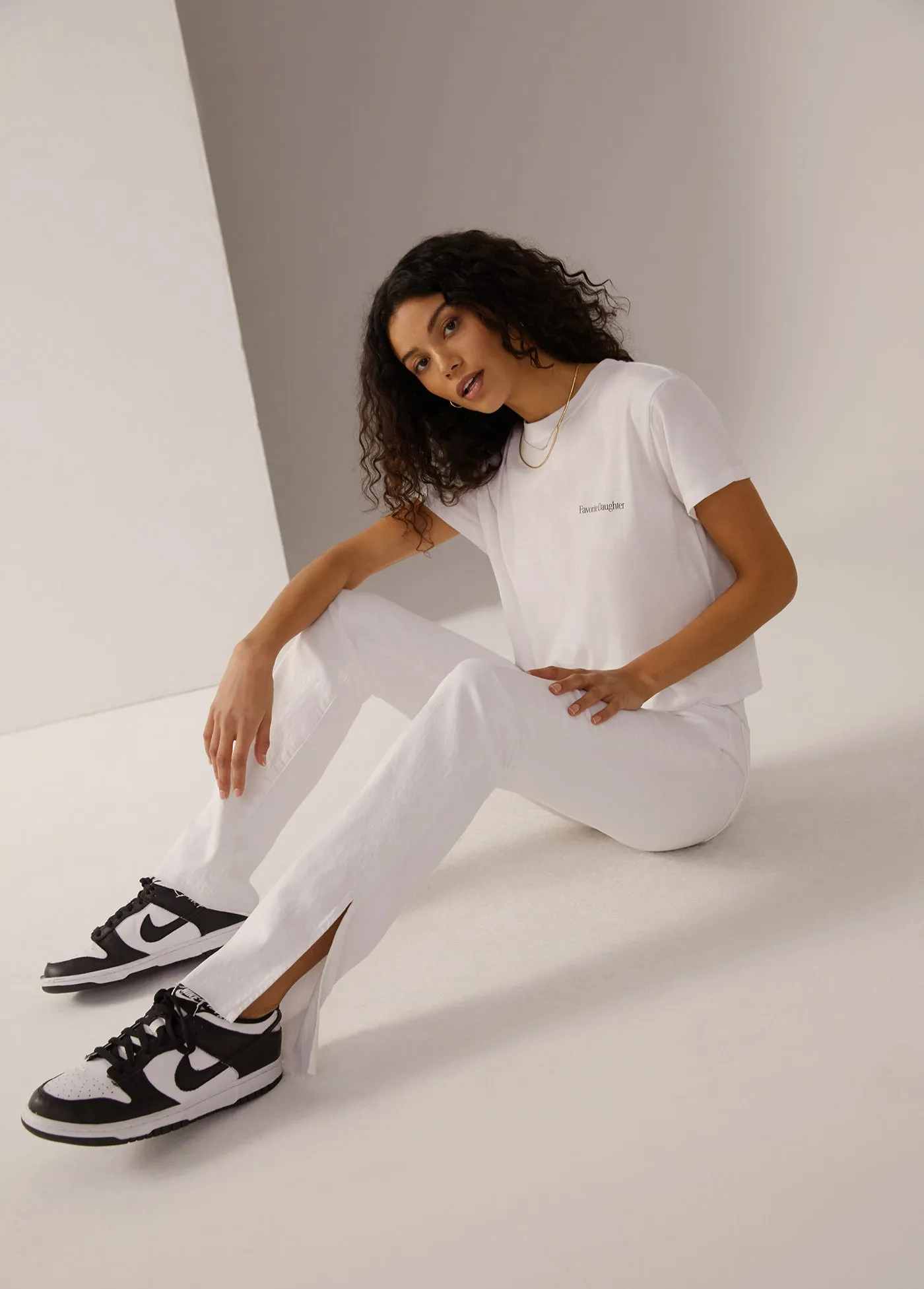 THE CROPPED LOGO TEE