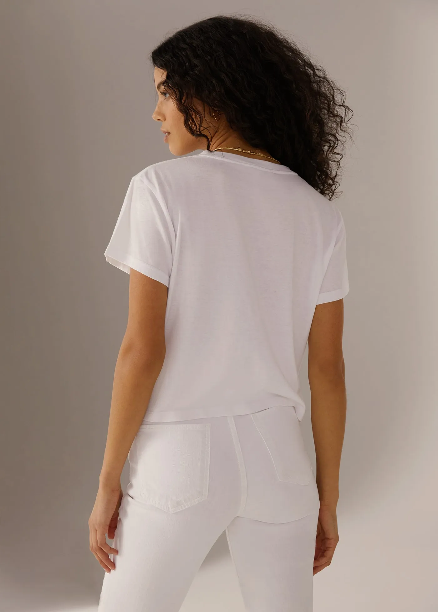 THE CROPPED LOGO TEE