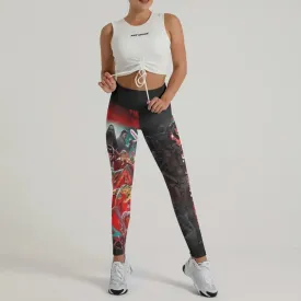 The Horror of Halloween Leggings