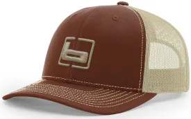 Trucker Brown/Khaki Snapback Cap