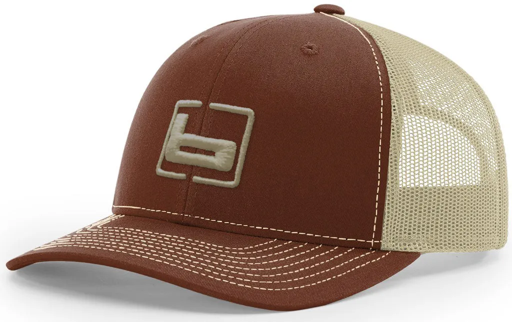 Trucker Brown/Khaki Snapback Cap