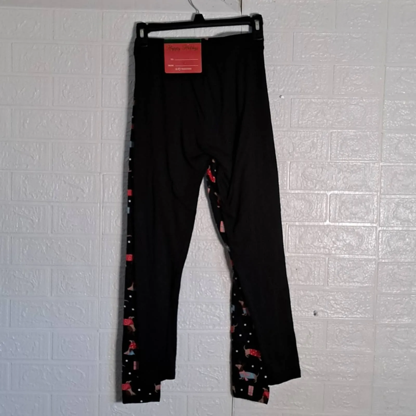 Two Pack ShoSho Leggings Buttery Soft Christmas Dachshund