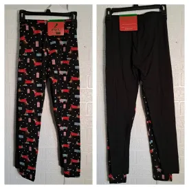 Two Pack ShoSho Leggings Buttery Soft Christmas Dachshund