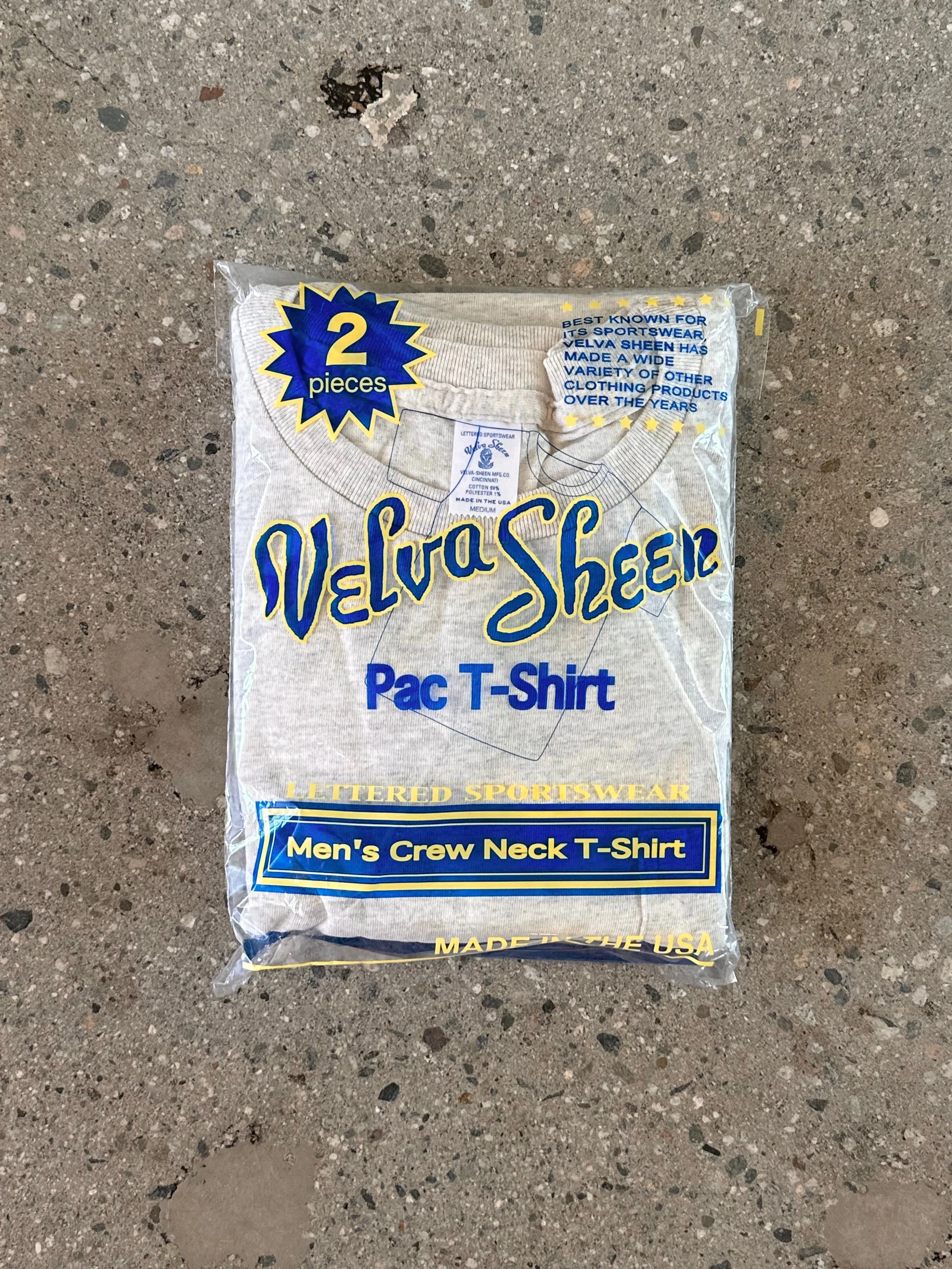 Velva Sheen PacT Two-Pack Oat Pocket T-Shirt