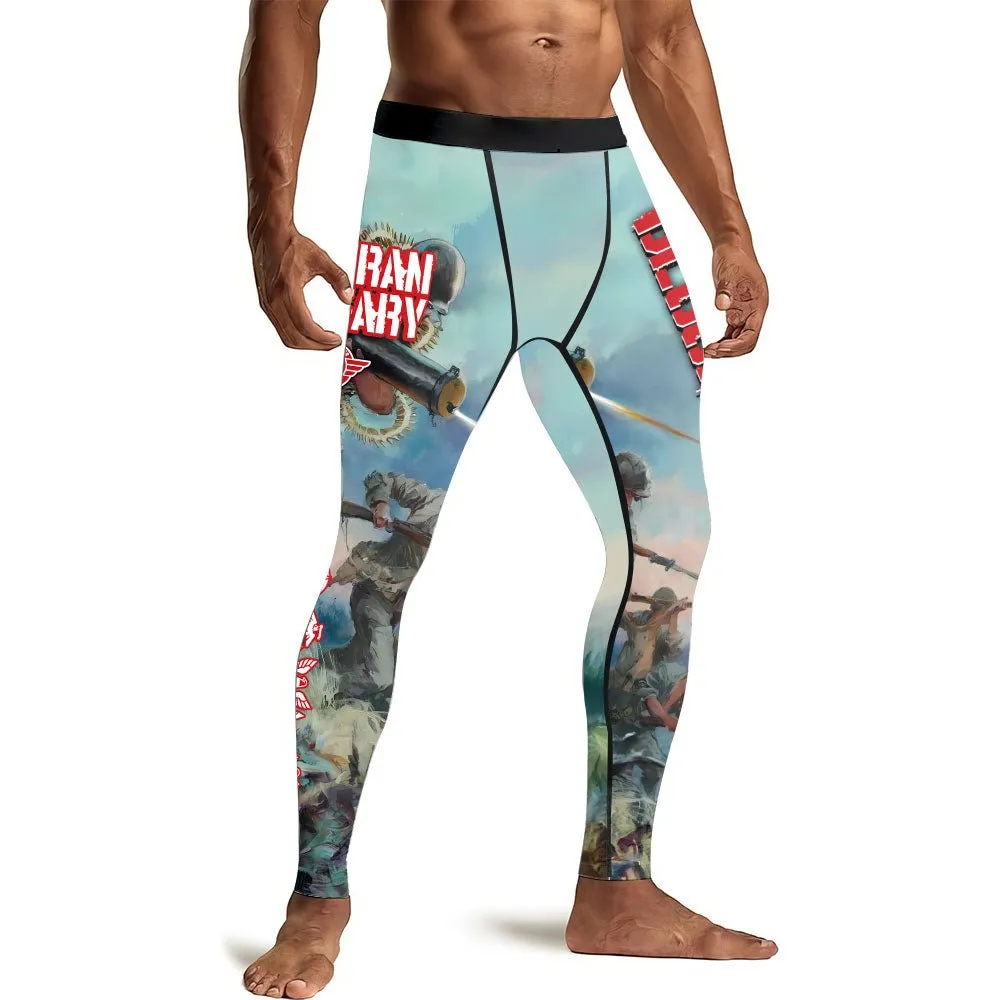 Veteran Bloody Ridge Men's Compression Leggings