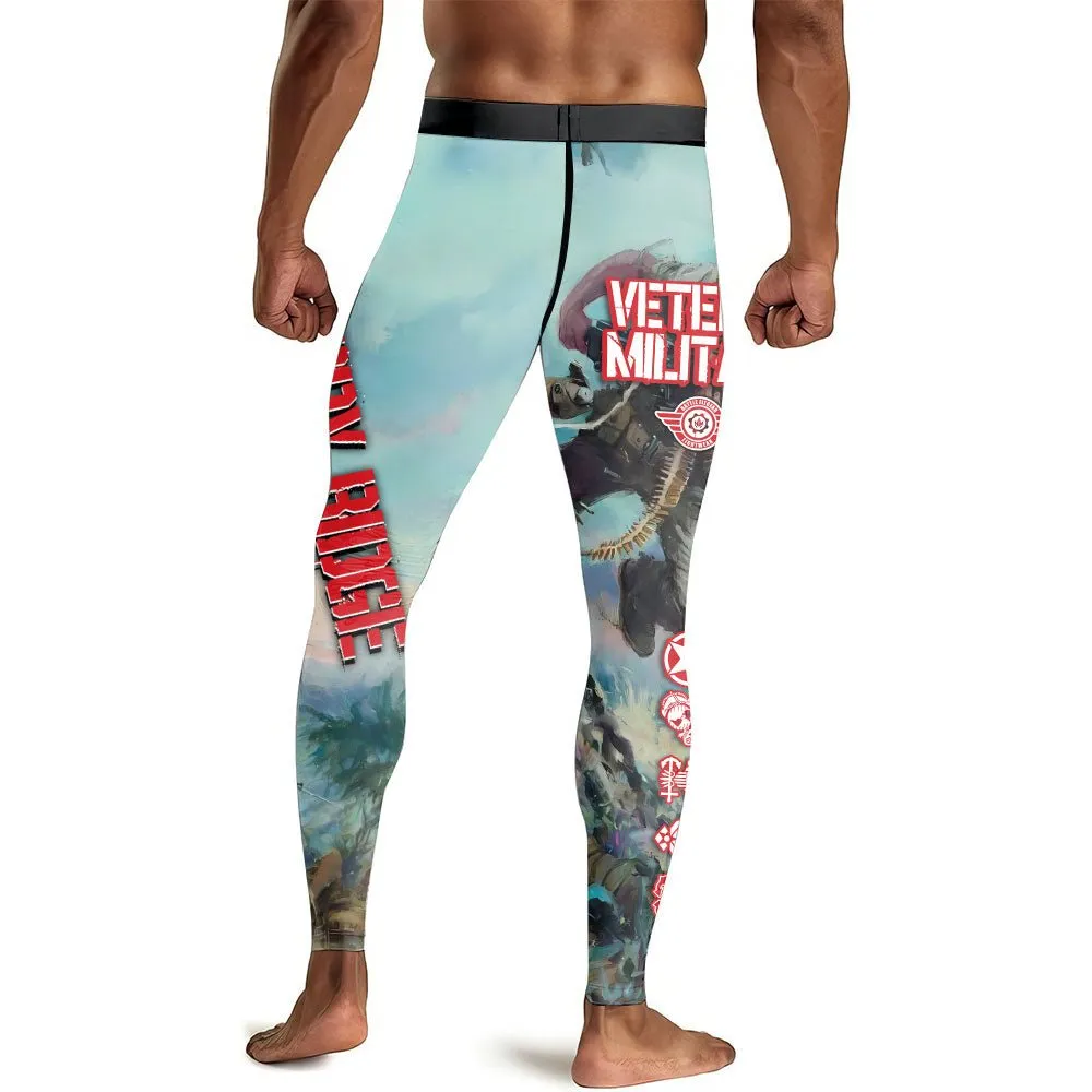 Veteran Bloody Ridge Men's Compression Leggings