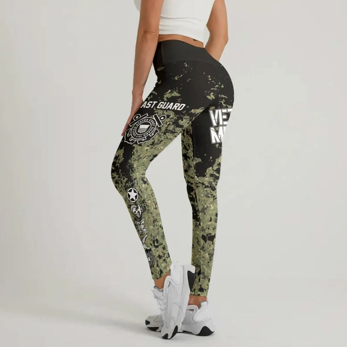 Veteran Coast Guard Camouflage Leggings