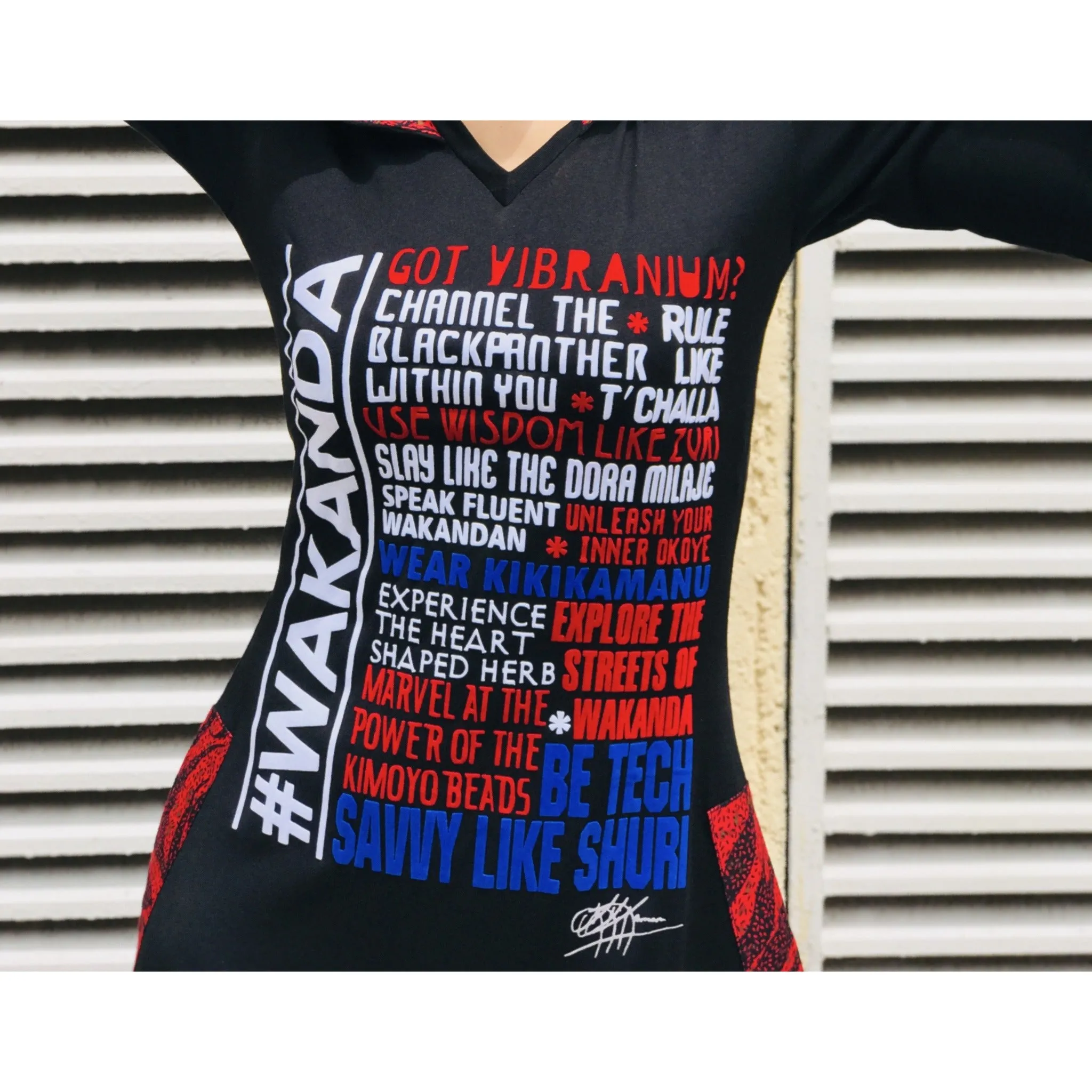 #WAKANDA Favourite Things Maxi Hood Dress