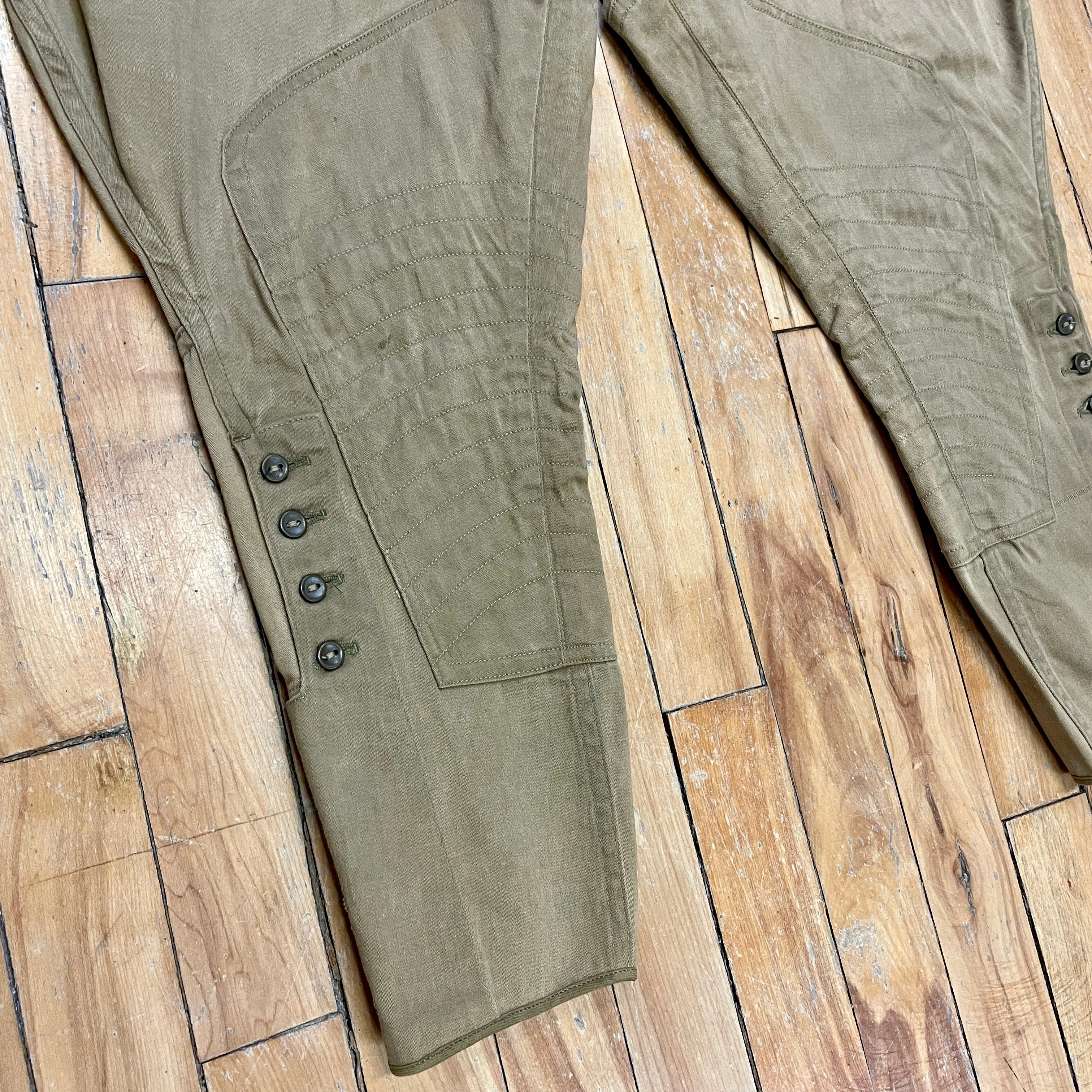 WWI Era Vintage Military Jodhpur Pants Waist 31"