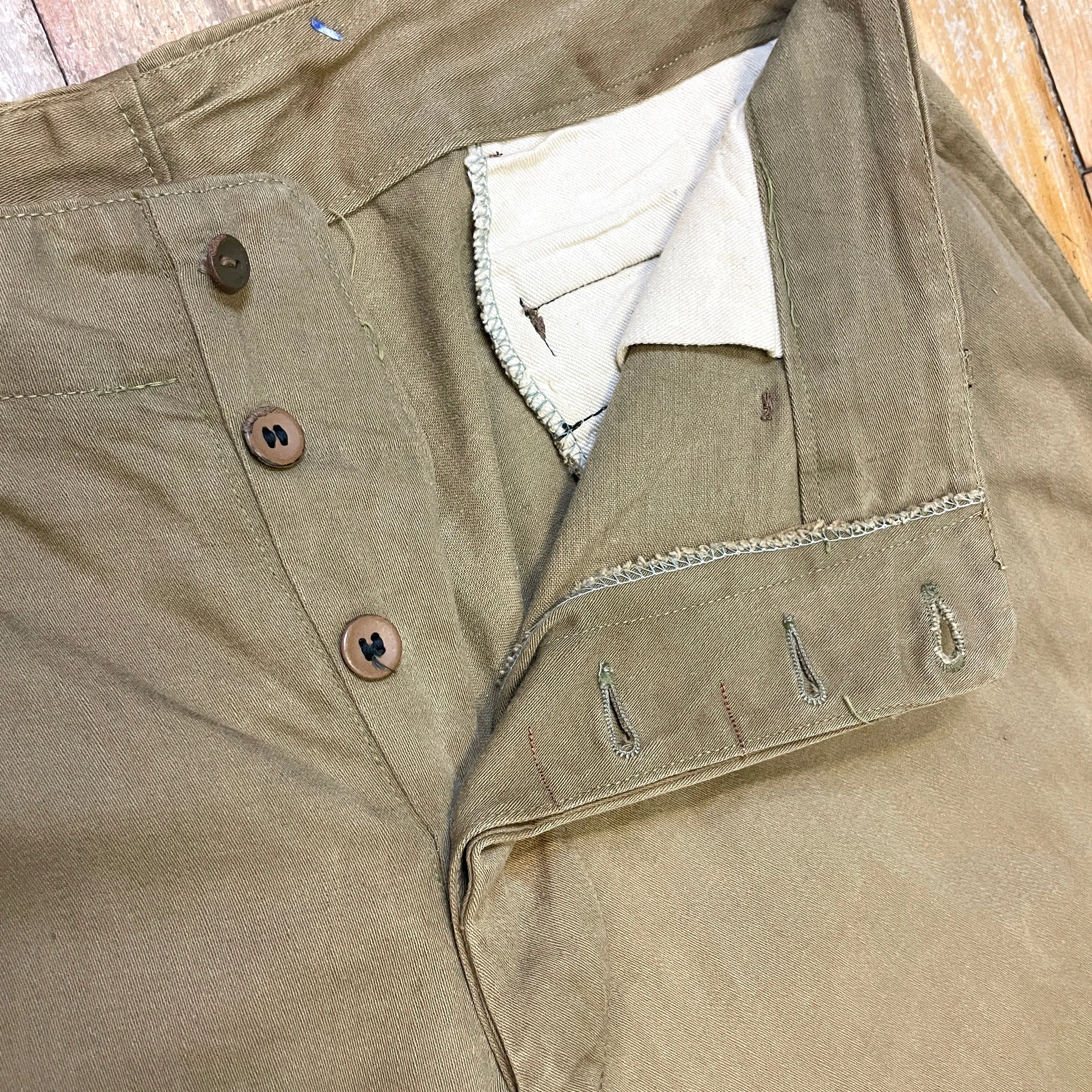 WWI Era Vintage Military Jodhpur Pants Waist 31"